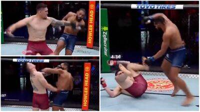 MMA fighter Claudio Ribeiro earns UFC contract with insane Tekken-style knockout
