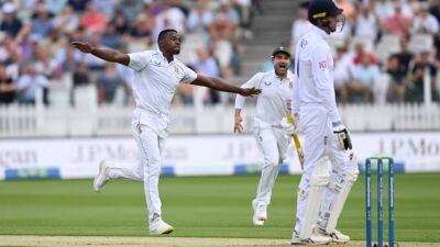 South Africa quicks Kagiso Rabada and Anrich Nortje rock England in first Test at Lord's