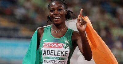 Rhasidat Adeleke breaks national record to finish fifth in European 400m final