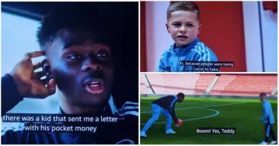 Arsenal's Bukayo Saka surprised young fan who gave him his pocket money