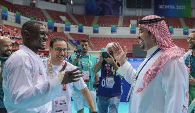 Anthony Joshua - Oleksandr Usyk - Red Sea - Saudi Olympic hero Tarek Hamdi takes karate gold at Islamic Solidarity Games - arabnews.com - Qatar - Abu Dhabi - Tunisia - Turkey - Uae -  Tokyo - Iran - Saudi Arabia -  Riyadh - Azerbaijan