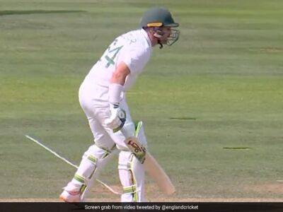 Watch: South Africa Captain Dean Elgar's Unfortunate Dismissal In 1st Test vs England