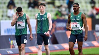 Dropped baton results in DNF for men's 4x100 relay team - rte.ie - Britain - Netherlands - Switzerland - Ireland - Israel