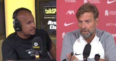 Liverpool FC boss Jurgen Klopp slams Gabby Agbonlahor over Manchester United comments