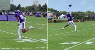 Justin Jefferson - Minnesota Vikings WR Justin Jefferson dazzles with stunning catch in practice - givemesport.com - county Harrison - state Minnesota - county Smith