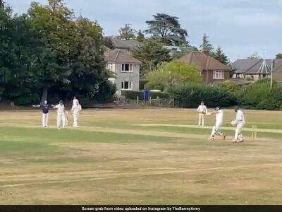 Watch: Umpire Gives Wide, But Batter Still Manages To Get Caught Out In Village Cricket - sports.ndtv.com