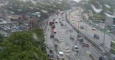 LIVE: Long delays on M60 with closure in place due to flooding - latest updates