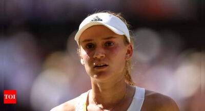 Elena Rybakina - Daria Kasatkina - Wimbledon champion Elena Rybakina falls at first hurdle in San Jose - timesofindia.indiatimes.com -  San Jose