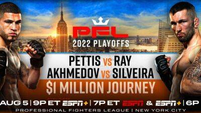PFL Playoffs 2022 Fight Card (05/08/22): Who is competing? - givemesport.com - Britain -  New York