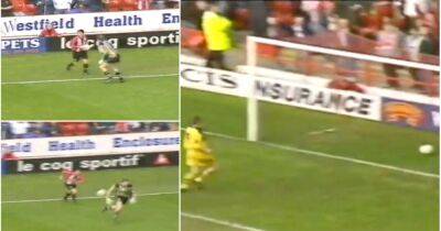 English football’s cheekiest goal? Dean Saunders’ ‘throw-in’ move was genius