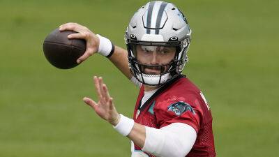 Panthers' Baker Mayfield side steps Deshaun Watson question: 'None of my business'