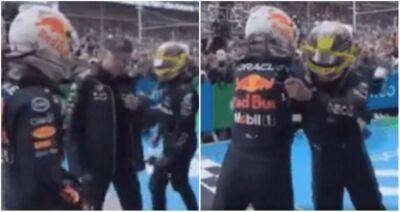 Lewis Hamilton & Max Verstappen wholesome moment at Hungarian GP