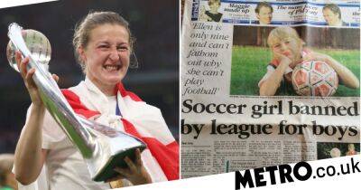 Lionesses star Ellen White was banned from playing in local league aged 9 for being a girl
