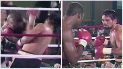 Roberto Duran's 1989 battle with Iran Barkley was absolutely insane