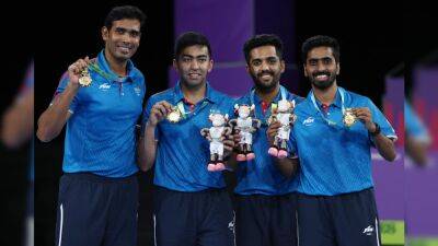 "Looking For More Medals In Singles, Doubles": Achanta Sharath Kamal After Men's Table Tennis Team Wins Commonwealth Games Gold