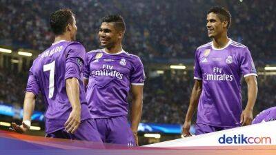 Cristiano Ronaldo - Raphael Varane - Reuni Para Jawara Madrid di MU: Varane, Ronaldo, Casemiro - sport.detik.com - Manchester