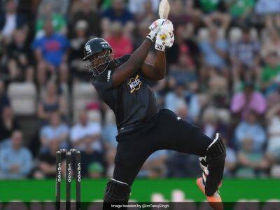 Jos Buttler - James Vince - Quinton De-Kock - Watch: Andre Russell Tears Apart Bowlers As He Smashes Blitzkrieg Fifty In The Hundred - sports.ndtv.com - Manchester - county Southampton