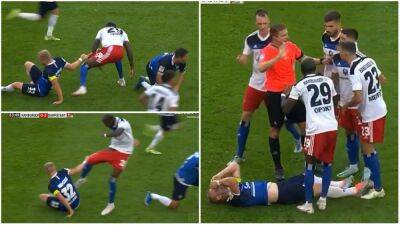 Aaron Opoku given crazy red card in Hamburg 1-2 Darmstadt - givemesport.com