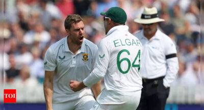 Jonny Bairstow - Alex Lees - South Africa quick Anrich Nortje grateful for skipper Dean Elgar's 'honesty' - timesofindia.indiatimes.com - Manchester - South Africa - London