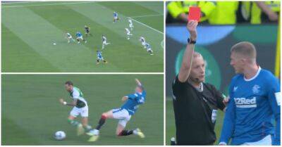 James Tavernier - John Lundstram - Tom Lawrence - Rangers' John Lundstram red carded for wild tackle in 2-2 draw vs Hibernian - givemesport.com - Scotland -  Sheffield