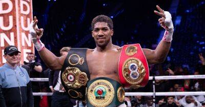 Anthony Joshua boxing record in full ahead of Oleksandr Usyk rematch tonight