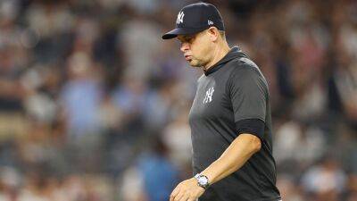 New York Yankees shutout for fifth time in August, manager Aaron Boone says team ‘should be ticked off’