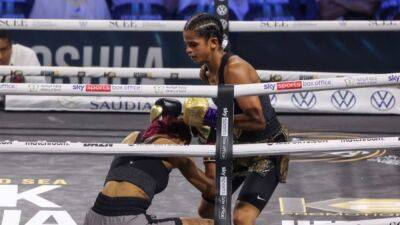 Britain's Ali wins first Saudi women's boxing match in seconds