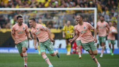 Werder stun Dortmund with three late goals for 3-2 comeback win