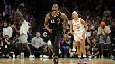 Las Vegas Aces into semifinals after setting WNBA record with 23 3-pointers vs. Phoenix Mercury