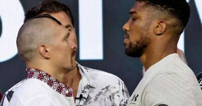 What channel is Anthony Joshua v Oleksandr Usyk on in the UK? What time does fight start? Jeddah fight details