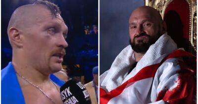 Oleksandr Usyk vs Tyson Fury: Ukrainian demands fight after defeating Anthony Joshua