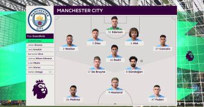 Kevin De-Bruyne - Bernardo Silva - Phil Foden - Jefferson Lerma - Ilkay Gundogan - We simulated Newcastle vs Man City to get a score prediction - manchestereveningnews.co.uk - Manchester - parish St. James - county Park -  Man