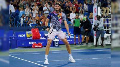 Watch: Stefanos Tsitsipas Shows His Dance Moves To Crowd After Win Over Daniil Medvedev In Cincinnati Masters