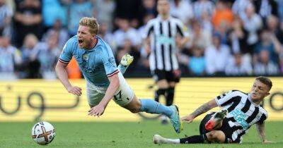 Kevin De-Bruyne - Kieran Trippier - Ilkay Gundogan - Newcastle's Trippier reveals what he told Kevin De Bruyne after red card incident in Man City draw - manchestereveningnews.co.uk - Manchester - Belgium -  Newcastle - parish St. James -  United - county Park -  Man