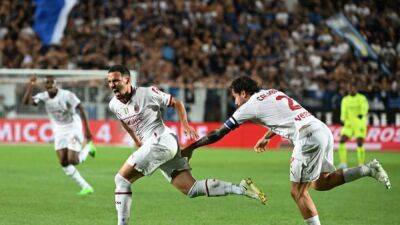 Ismael Bennacer - Alexis Saelemaekers - Bennacer goal earns AC Milan 1-1 draw at Atalanta - channelnewsasia.com - Italy