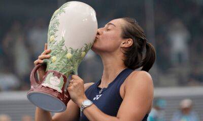 Petra Kvitova - Emma Raducanu - Anthony Joshua - Paris Saint-Germain - Garcia downs Kvitova to claim Cincinnati crown - arabnews.com - Manchester - France - Usa - China - Beijing - Saudi Arabia - county Caroline -  Wuhan