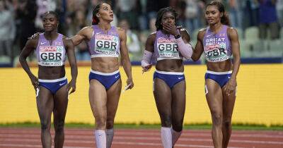 Contrasting fortunes for Britain’s 4x100m relay teams in Munich finals