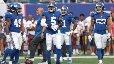 New York Giants top rookie Kayvon Thibodeaux exits preseason game with knee injury - espn.com - New York -  New York - state Oregon