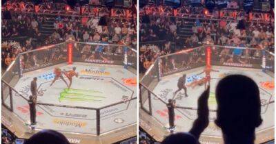 Leon Edwards KOs Kamaru Usman: UFC fan footage of brutal kick emerges