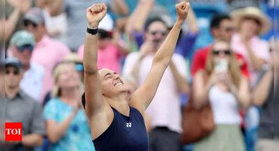 Petra Kvitova - Maria Sakkari - Jessica Pegula - Caroline Garcia - Caroline Garcia extends strong run to re-enter top-20 ranking - timesofindia.indiatimes.com - New York -  Cincinnati -  Warsaw