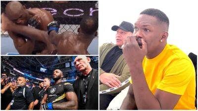 Leon Edwards - Kamaru Usman - Israel Adesanya - UFC 278: Israel Adesanya’s stunned reaction to Leon Edwards’ KO over Kamaru Usman - givemesport.com - Britain - Nigeria - Israel -  Salt Lake City