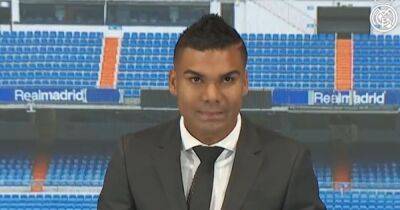 Casemiro speaks about Manchester United for first time since agreeing to transfer