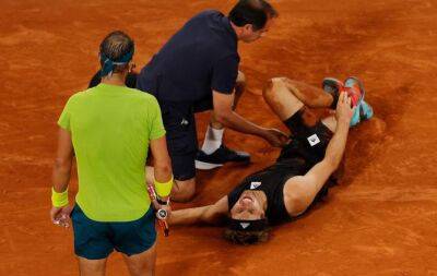 Rafael Nadal - Alexander Zverev - Stefan Kozlov - Dominic Thiem - Zverev pulls out of US Open with ankle injury - beinsports.com - France - Germany - Usa