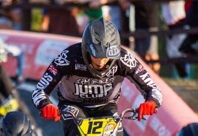 Reuben Smith's double fracture at National BMX Championships in Birmingham