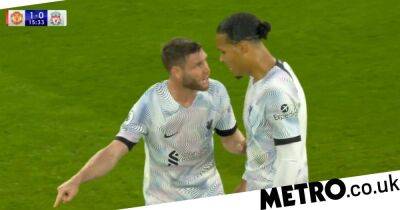 James Milner blasts Virgil van Dijk after Jadon Sancho’s goal puts Manchester United ahead vs Liverpool