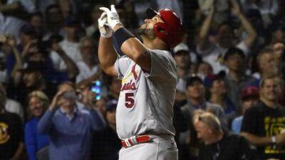 Pujols hits No. 693 as Cardinals blank Cubs