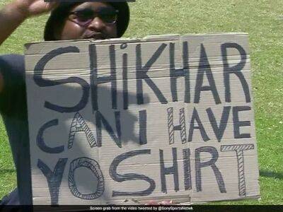 Watch: Fan Asks Shikhar Dhawan For His "Shirt" During Zimbabwe ODI. Here's His Hilarious Reaction
