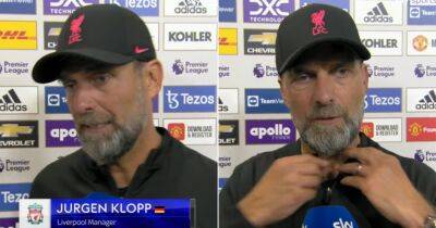 Man Utd 2-1 Liverpool: Jurgen Klopp was full of complaints in interview