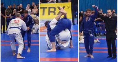 Tom Hardy wins gold medal in Jiu-Jitsu tournament in brilliant footage