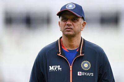 Rahul Dravid - Asia Cup - India coach Dravid tests positive for Covid-19 ahead of Asia Cup - news24.com - Uae - India - Dubai - Pakistan